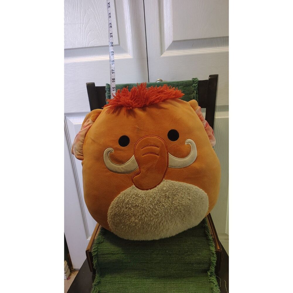 Original Squishmallows 16" Wilbie the Orange Woolly Mammoth Plush